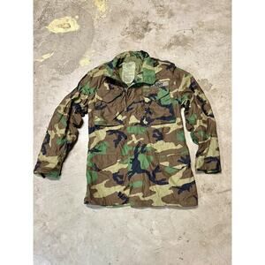USGI US Army M-65 Woodland Field Jacket Cold Weather Small-Long